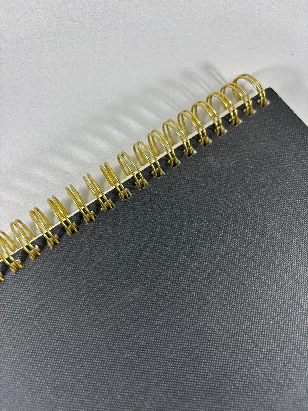 Michael Hyatt Full Focus Planner Spiral Notebook — Black Linen with Gold Coil